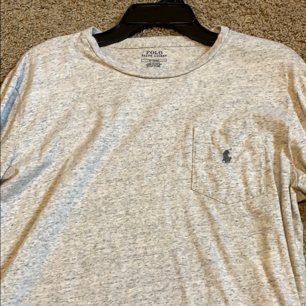 Polo gray long sleeve shirt